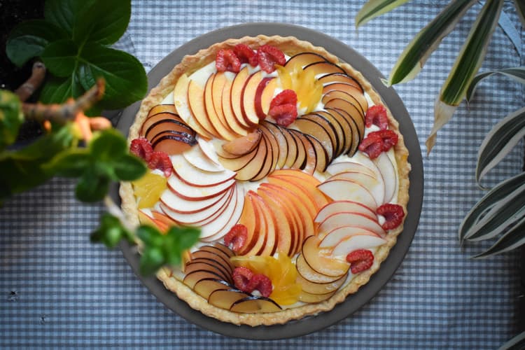 delicious fresh fruit tart